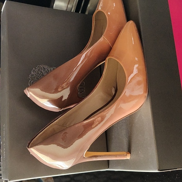 Aldo Tan & Brown Ombre Patent Pumps Heels - Picture 5 of 6